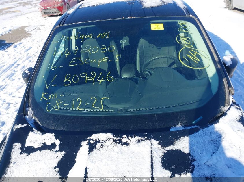 2016 Ford Escape S VIN: 1FMCU9FX4GUB09246 Lot: 12472030