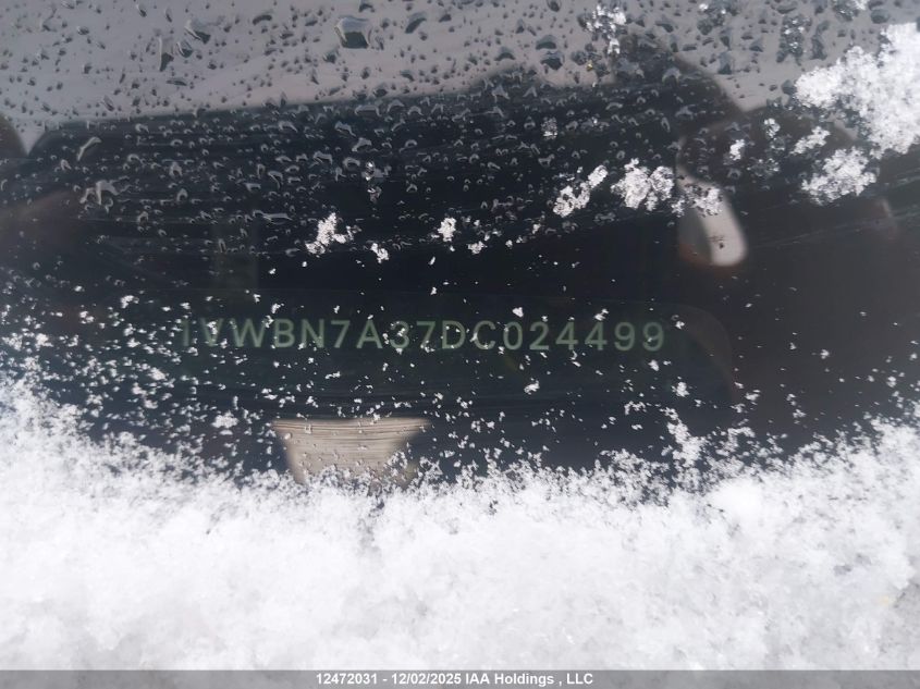 2013 Volkswagen Passat VIN: 1VWBN7A37DC024499 Lot: 12472031