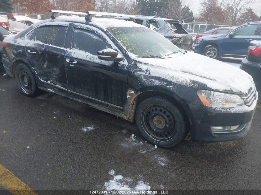 2013 Volkswagen Passat VIN: 1VWBN7A37DC024499 Lot: 12472031