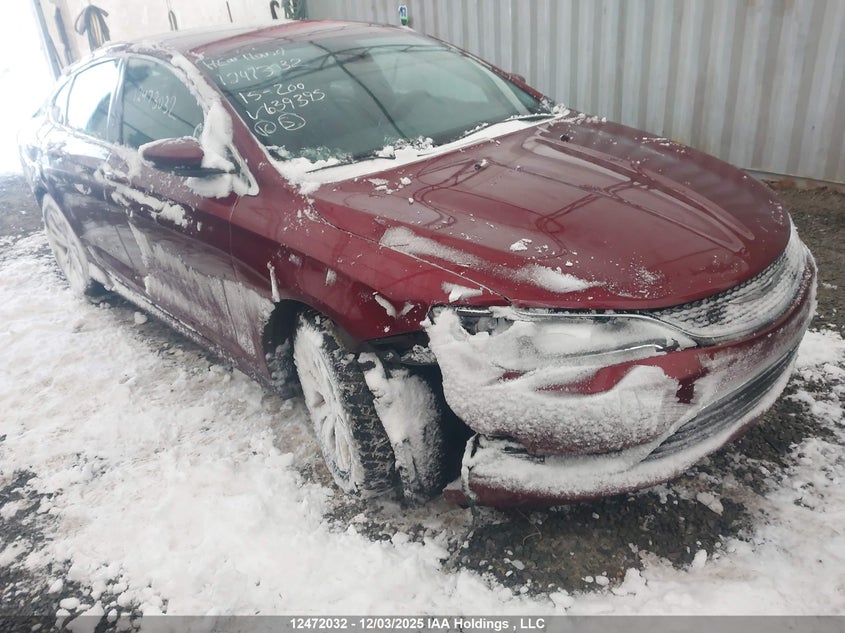 1C3CCCAB1FN639395 2015 Chrysler 200 Limited auction photo 1