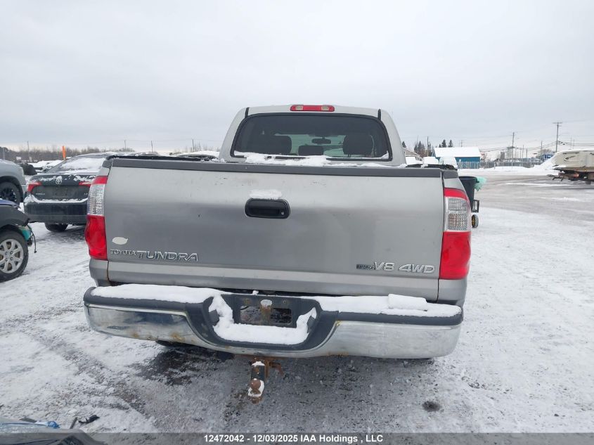 2006 Toyota Tundra Double Cab Sr5 VIN: 5TBDT44126S542539 Lot: 12472042
