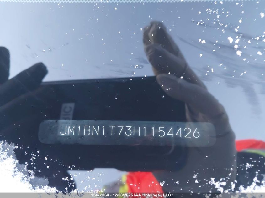 2017 Mazda 3 Se VIN: JM1BN1T73H1154426 Lot: 12472060