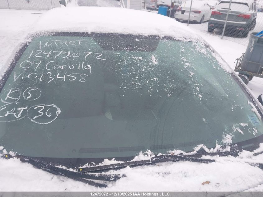 2009 Toyota Corolla S/Le/Xle VIN: 2T1BU40E79C013458 Lot: 12472072