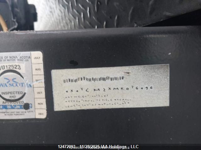 2021 Cherokee Cherokee VIN: 4X4TCKX2XMK076496 Lot: 12472093