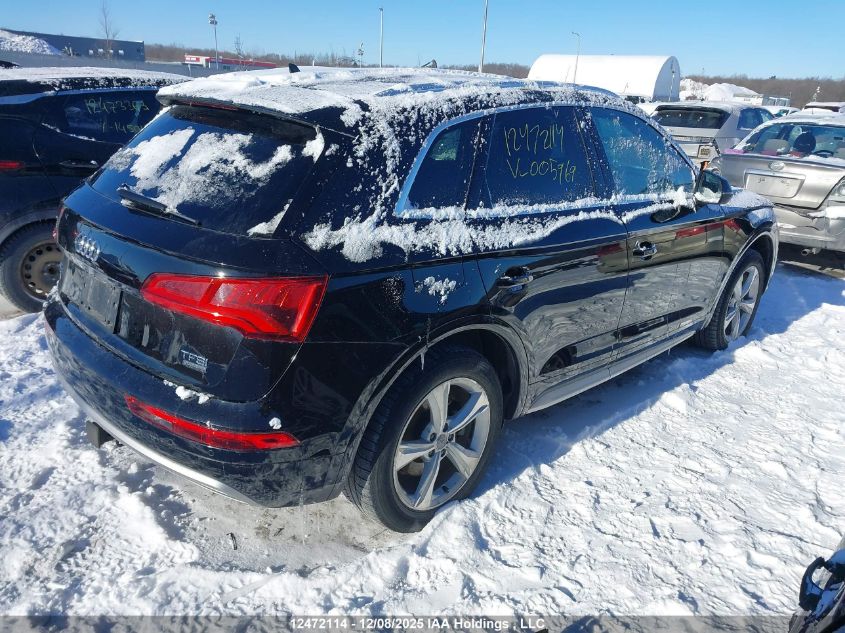 2018 Audi Q5 2.0T Progressiv VIN: WA1BNAFY0J2005969 Lot: 12472114