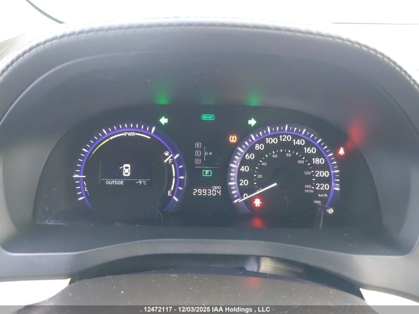 2011 Lexus Hs 250H VIN: JTHBB1BA8B2047782 Lot: 12472117