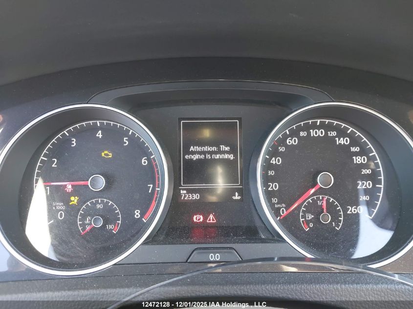 2019 Volkswagen Golf S/Se VIN: 3VWW57AU6KM036004 Lot: 12472128