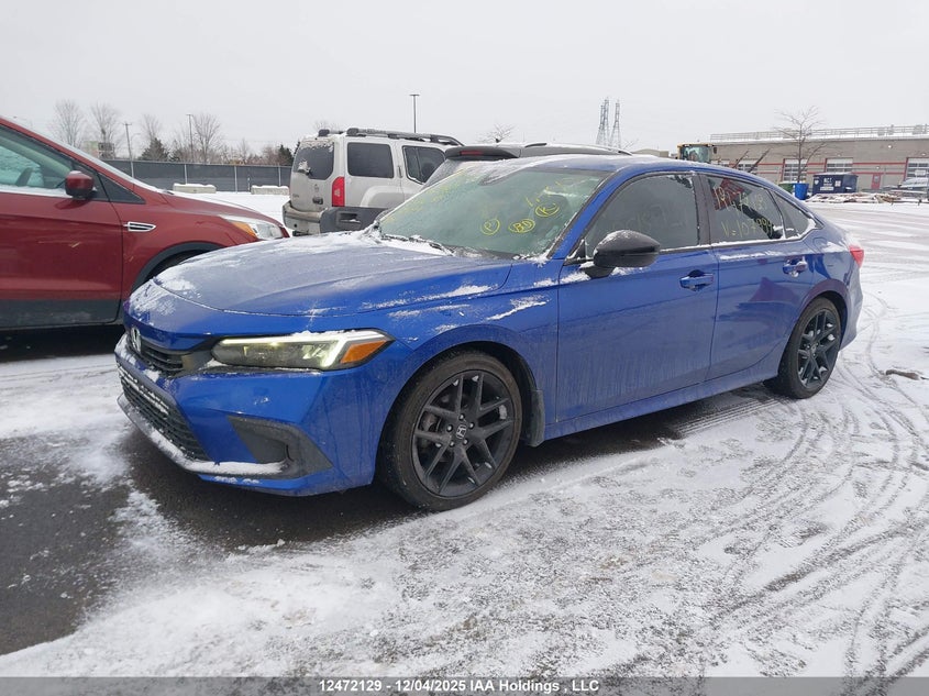 2HGFE2F52NH107999 2022 HONDA CIVIC photo no. 2