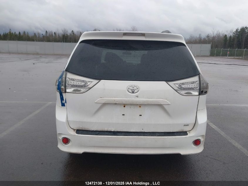 2012 Toyota Sienna Sport VIN: 5TDXK3DC2CS257550 Lot: 12472138