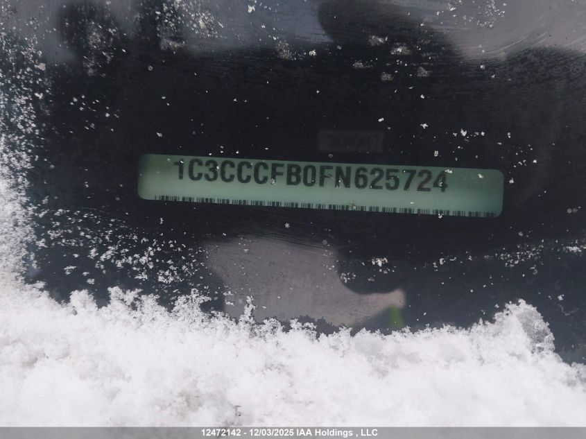 2015 Chrysler 200 VIN: 1C3CCCFB0FN625724 Lot: 12472142