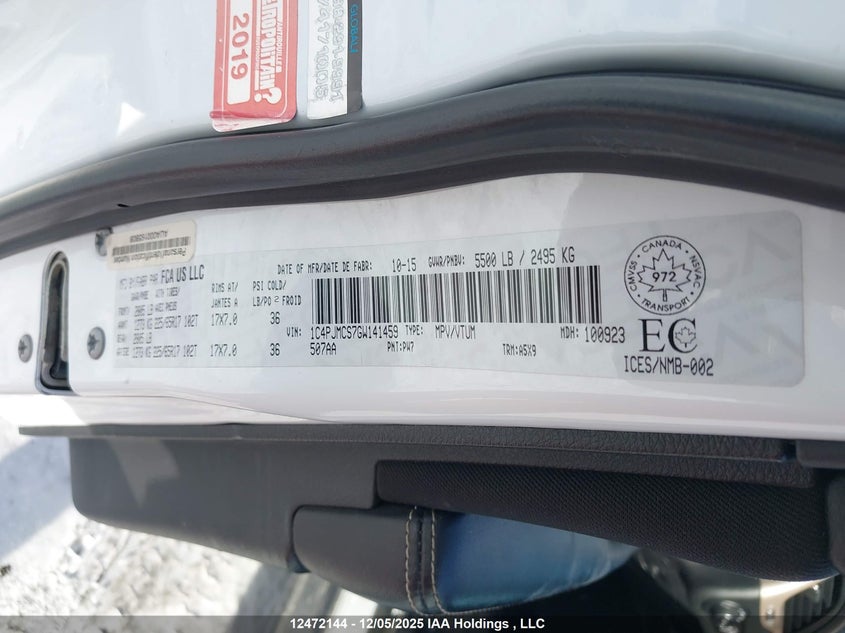 1C4PJMCS7GW141459 2016 JEEP CHEROKEE photo no. 18