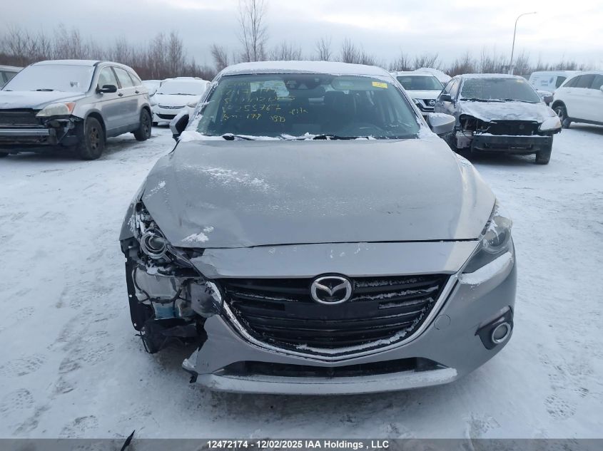 2015 Mazda Mazda3 Gt VIN: JM1BM1W37F1255767 Lot: 12472174