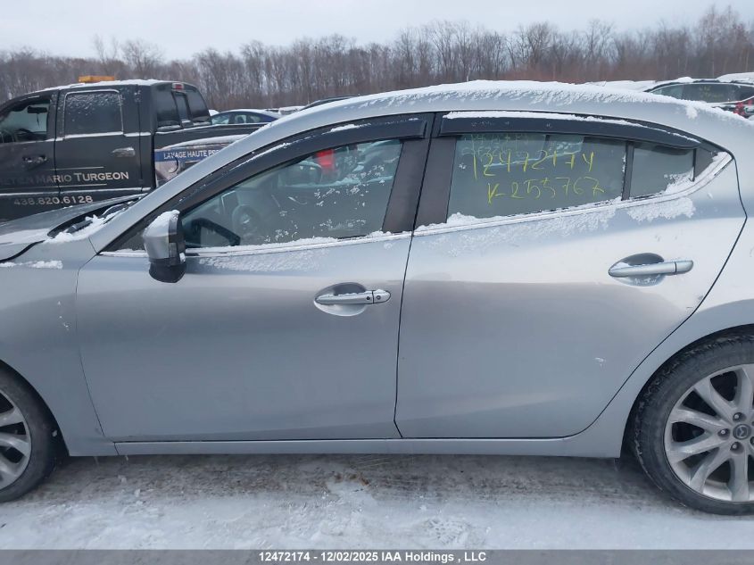 2015 Mazda Mazda3 Gt VIN: JM1BM1W37F1255767 Lot: 12472174