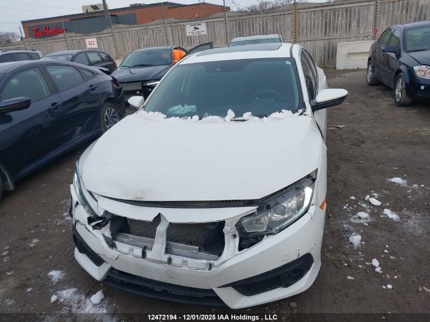 2017 Honda Civic Ex VIN: 2HGFC2F80HH002754 Lot: 12472194