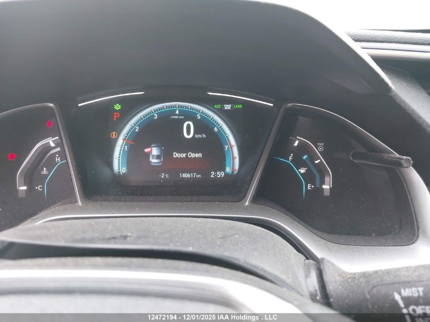 2017 Honda Civic Ex VIN: 2HGFC2F80HH002754 Lot: 12472194