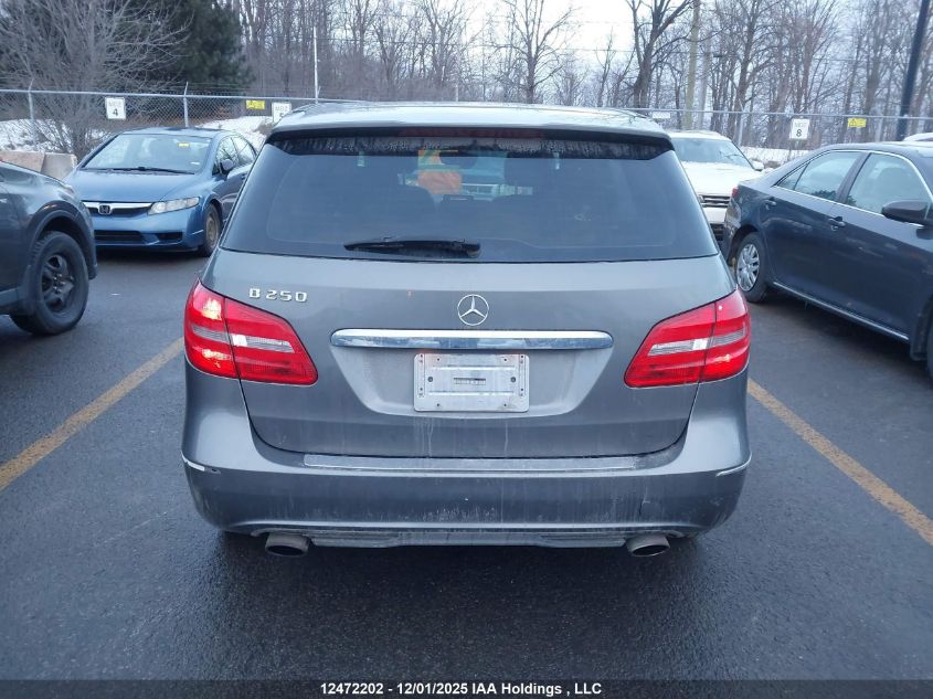 2013 Mercedes-Benz B250 VIN: WDDMH4EB2DJ127592 Lot: 12472202