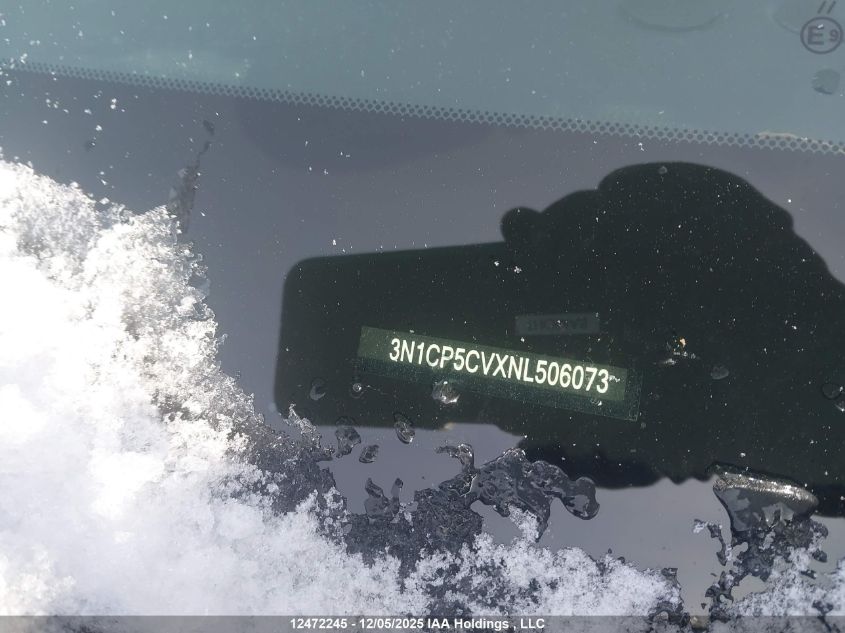 2022 Nissan Kicks Sv VIN: 3N1CP5CVXNL506073 Lot: 12472245