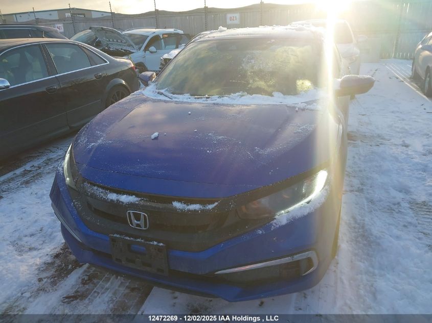2019 Honda Civic Lx VIN: 2HGFC2F5XKH008803 Lot: 12472269