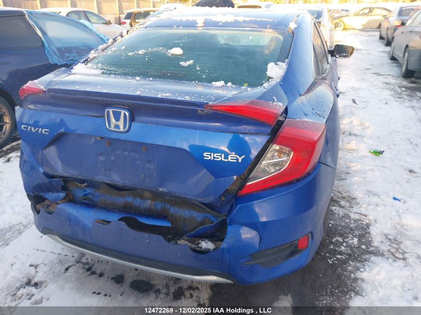 2019 Honda Civic Lx VIN: 2HGFC2F5XKH008803 Lot: 12472269