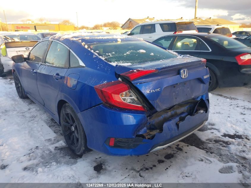 2019 Honda Civic Lx VIN: 2HGFC2F5XKH008803 Lot: 12472269