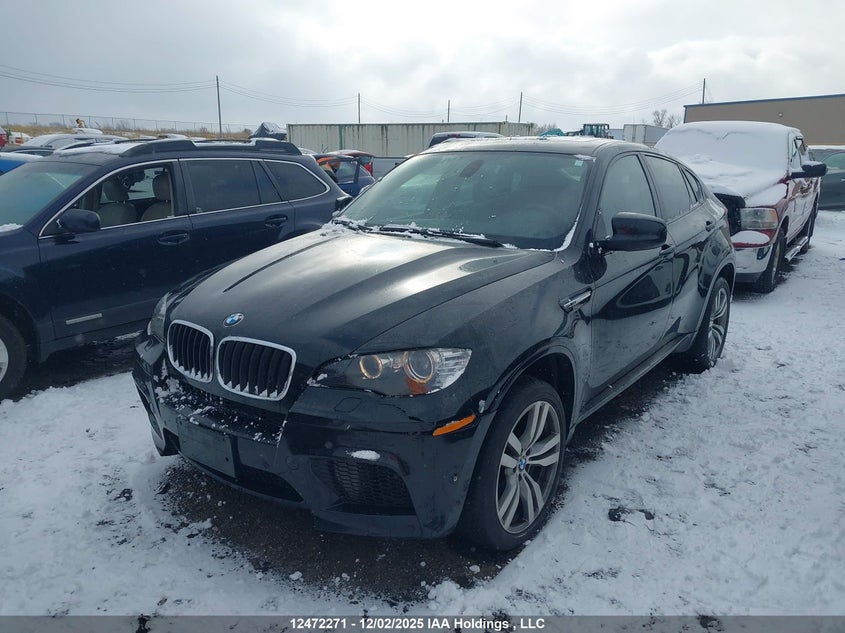 5YMGZ0C50BLK14393 2011 BMW X6 M photo no. 2