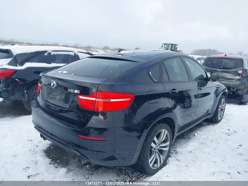 5YMGZ0C50BLK14393 2011 BMW X6 M photo no. 4