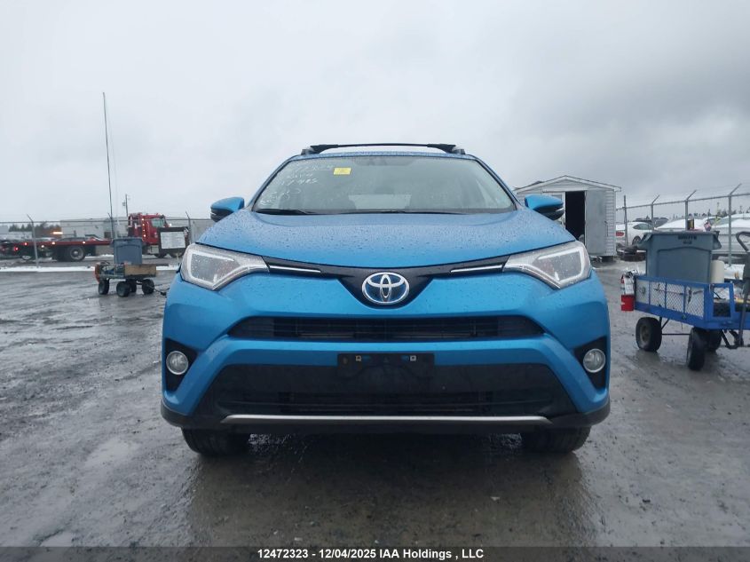 2016 Toyota Rav4 Hybrid Xle VIN: JTMRJREV1GD017485 Lot: 12472323