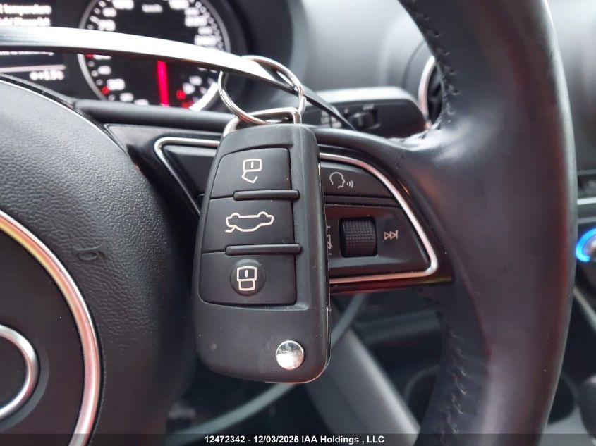 2018 Audi A3 2.0T Komfort VIN: WAUAUGFF3J1007210 Lot: 12472342