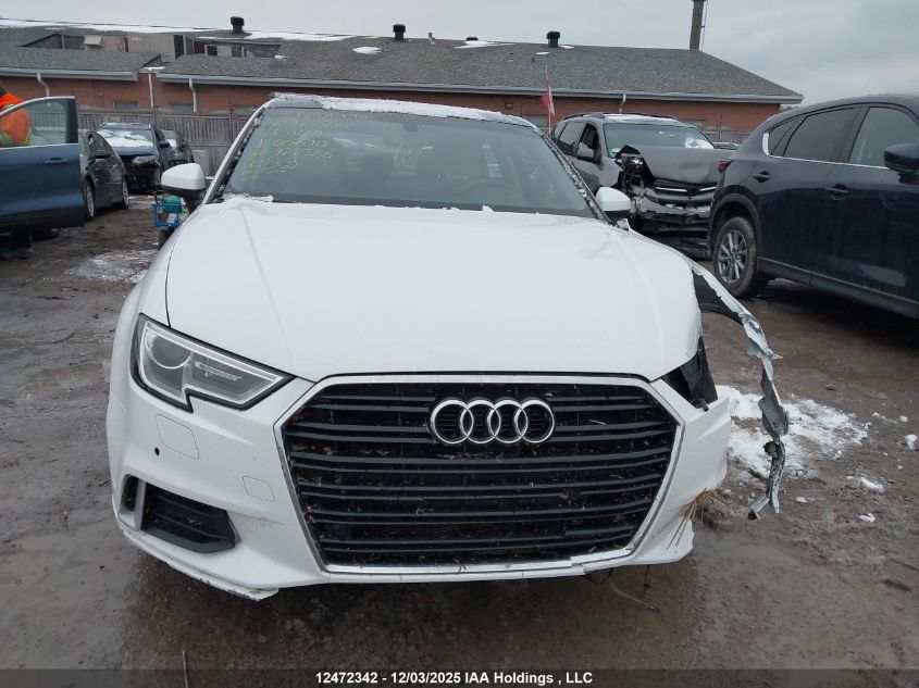 2018 Audi A3 2.0T Komfort VIN: WAUAUGFF3J1007210 Lot: 12472342