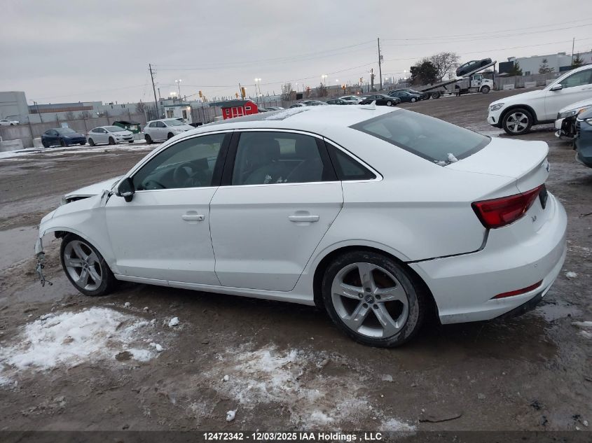 2018 Audi A3 2.0T Komfort VIN: WAUAUGFF3J1007210 Lot: 12472342