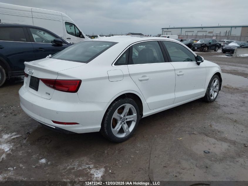 2018 Audi A3 2.0T Komfort VIN: WAUAUGFF3J1007210 Lot: 12472342