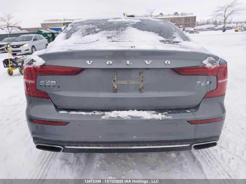 2019 Volvo S60 T6 Inscription VIN: 7JRA22TL8KG004888 Lot: 12472355