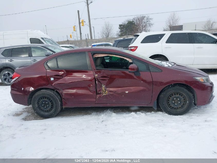 2013 Honda Civic Lx VIN: 2HGFB2F44DH001990 Lot: 12472363