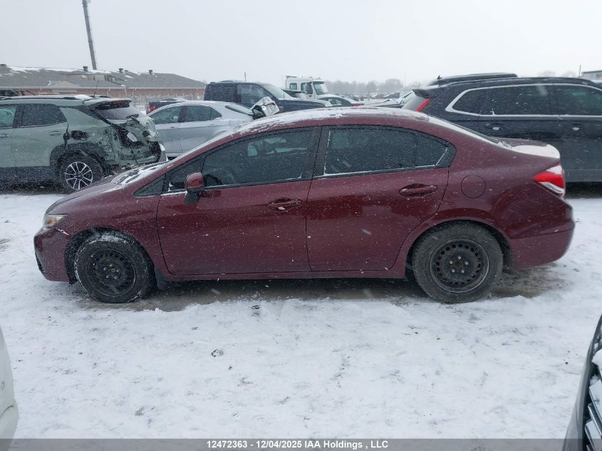 2013 Honda Civic Lx VIN: 2HGFB2F44DH001990 Lot: 12472363