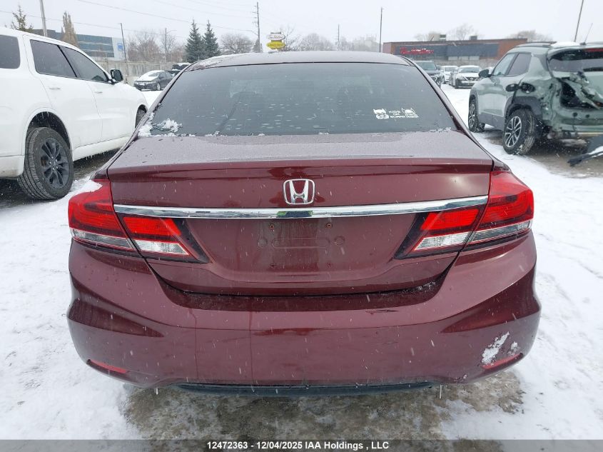 2013 Honda Civic Lx VIN: 2HGFB2F44DH001990 Lot: 12472363