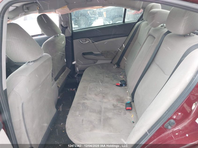 2013 Honda Civic Lx VIN: 2HGFB2F44DH001990 Lot: 12472363