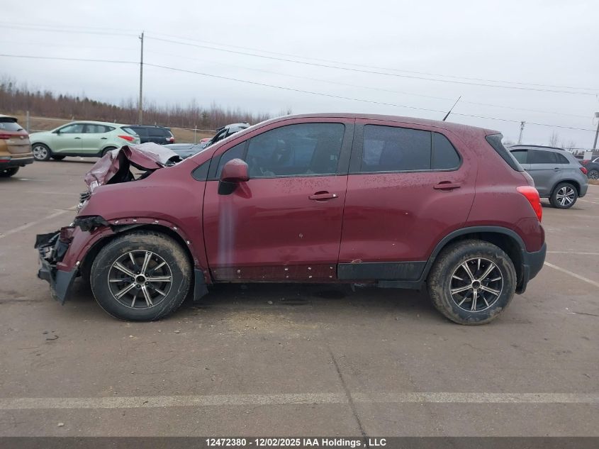 2014 Chevrolet Trax Ls VIN: 3GNCJKEB5EL225595 Lot: 12472380