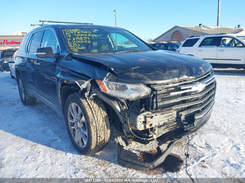 2018 Chevrolet Traverse Premier VIN: 1GNEVJKWXJJ219534 Lot: 12472385