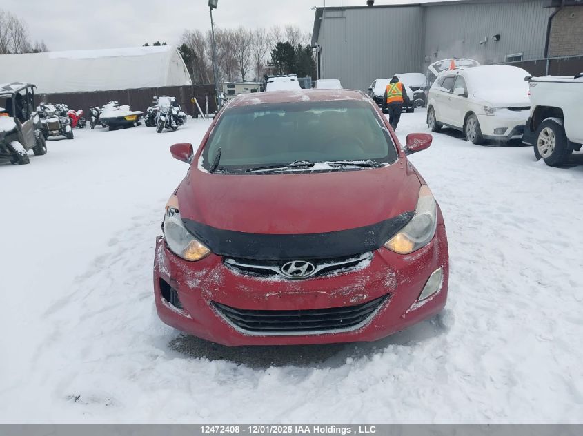 2013 Hyundai Elantra Gl VIN: 5NPDH4AEXDH391761 Lot: 12472408