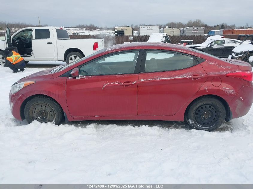 2013 Hyundai Elantra Gl VIN: 5NPDH4AEXDH391761 Lot: 12472408