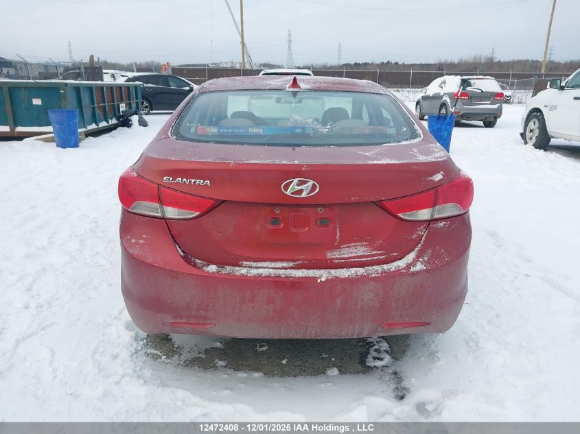 2013 Hyundai Elantra Gl VIN: 5NPDH4AEXDH391761 Lot: 12472408