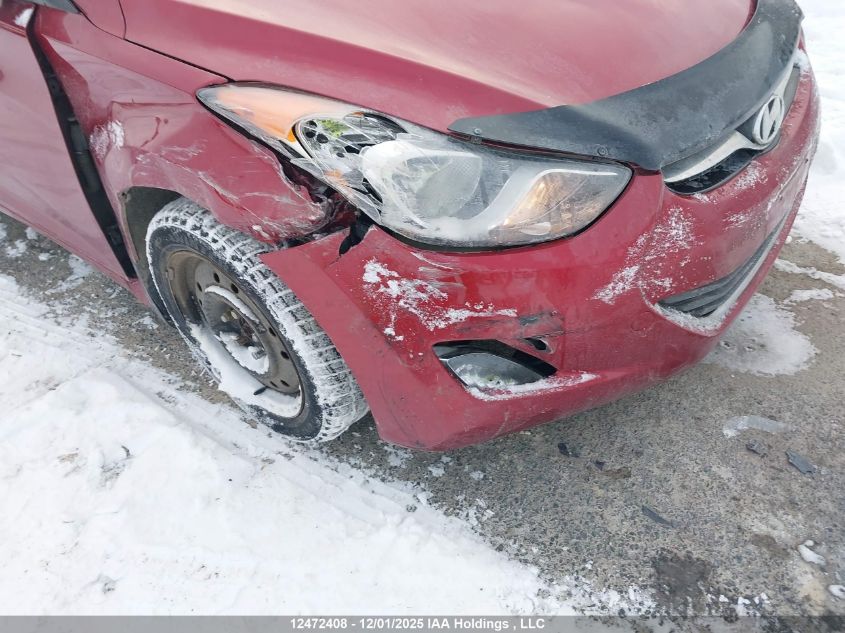 2013 Hyundai Elantra Gl VIN: 5NPDH4AEXDH391761 Lot: 12472408