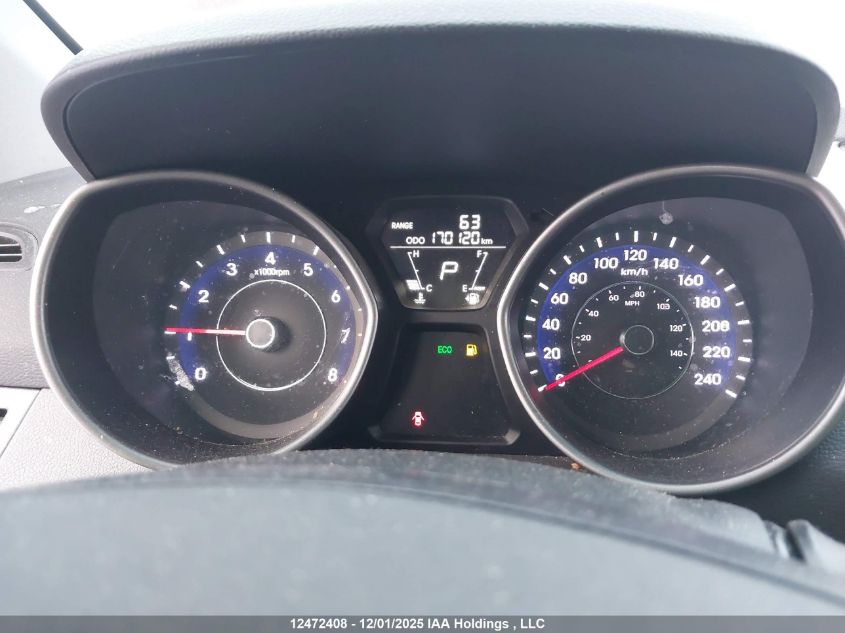 2013 Hyundai Elantra Gl VIN: 5NPDH4AEXDH391761 Lot: 12472408