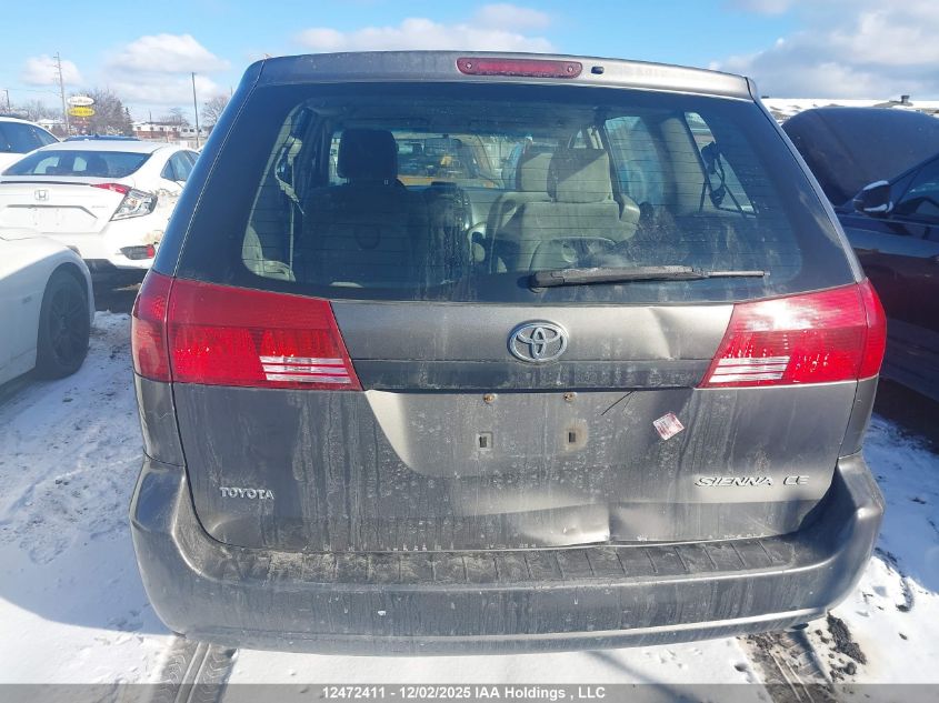 2005 Toyota Sienna Ce VIN: 5TDZA29C05S241915 Lot: 12472411