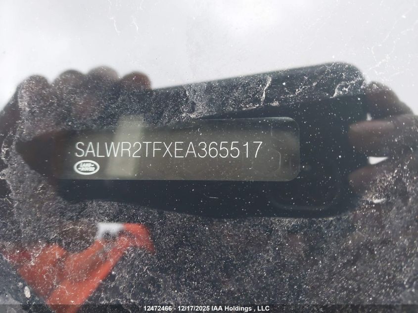 2014 Land Rover Range Rover Sport V8 Supercharged VIN: SALWR2TFXEA365517 Lot: 12472466