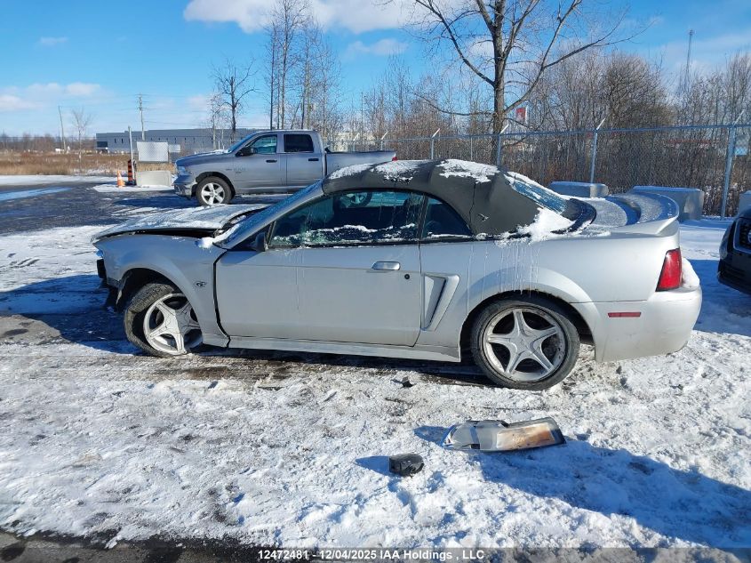 2000 Ford Mustang Gt VIN: 1FAFP45X5YF189181 Lot: 12472481
