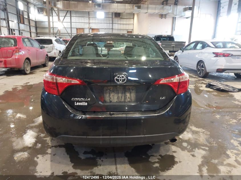 2017 Toyota Corolla Le VIN: 2T1BURHE6HC861296 Lot: 12472495