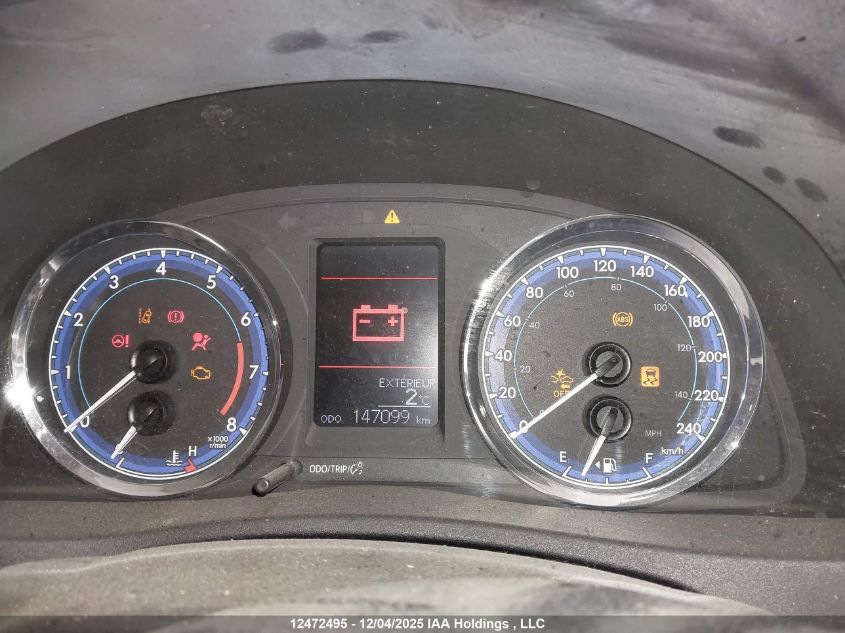 2017 Toyota Corolla Le VIN: 2T1BURHE6HC861296 Lot: 12472495