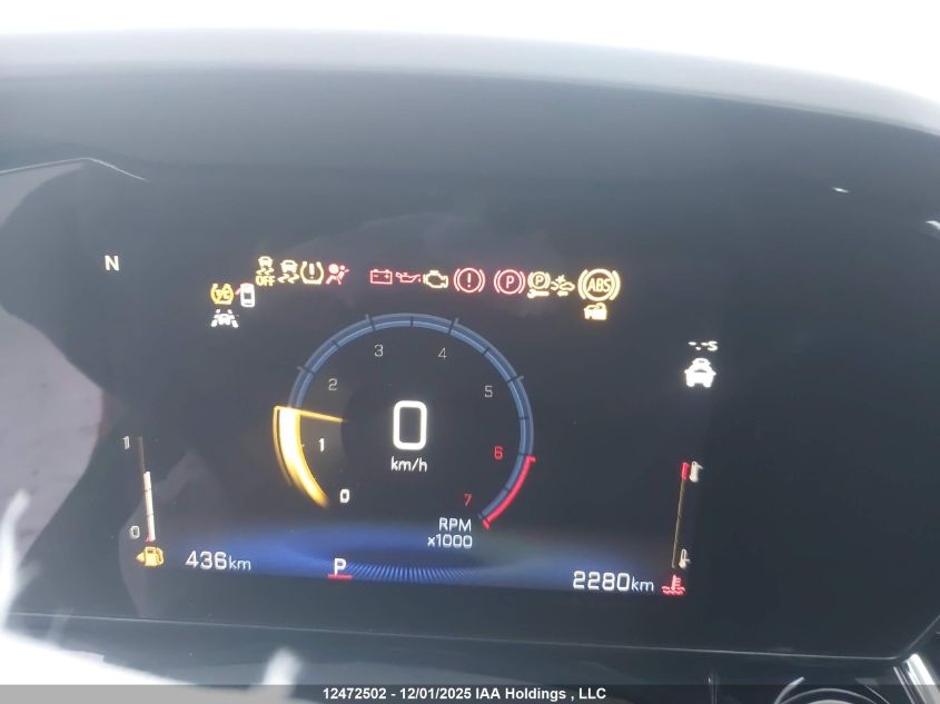 2025 Chevrolet Trax 2Rs Fwd VIN: KL77LJE27SC301174 Lot: 12472502