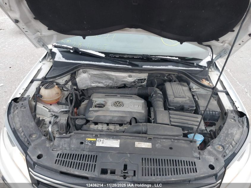 2013 Volkswagen Tiguan 2.0 Tsi Comfortline/2.0 Tsi Highline/2.0 Tsi Trendline VIN: WVGJV7AX6DW528859 Lot: 12436214X